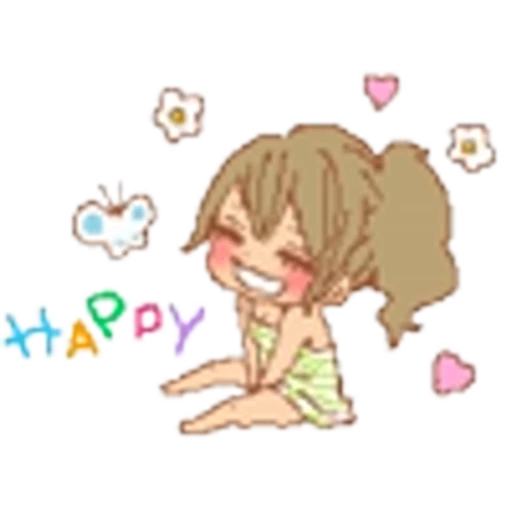 😆 Эмодзи «Deco Gal Souzai» для Telegram