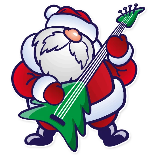 🎸 Стикер «Дед Мороз Ded Moroz» для Telegram