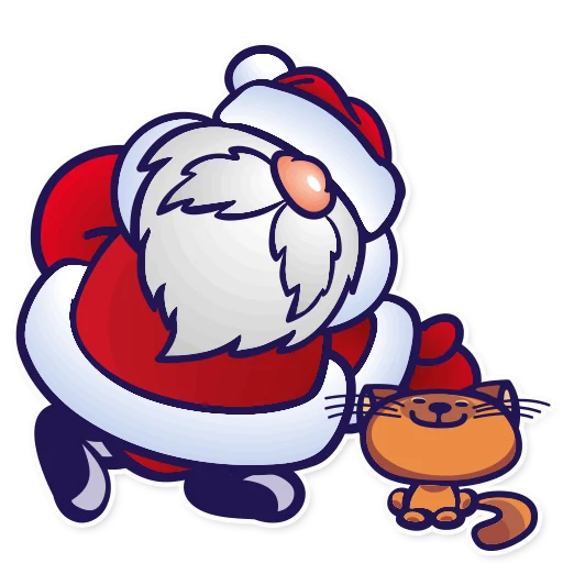 🐈 Стикер «Дед Мороз Ded Moroz» для Telegram