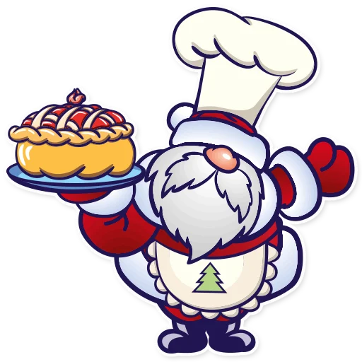 🥧 Стикер «Дед Мороз Ded Moroz» для Telegram