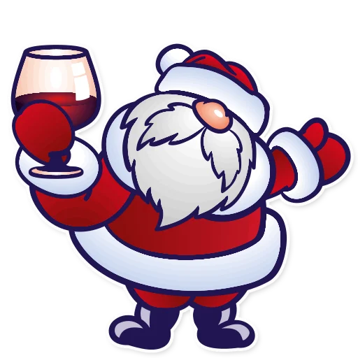 🍷 Стикер «Дед Мороз Ded Moroz» для Telegram
