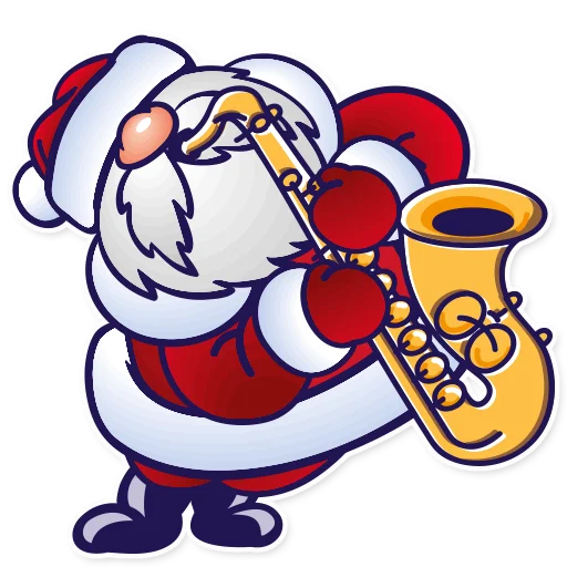 🎷 Стикер «Дед Мороз Ded Moroz» для Telegram