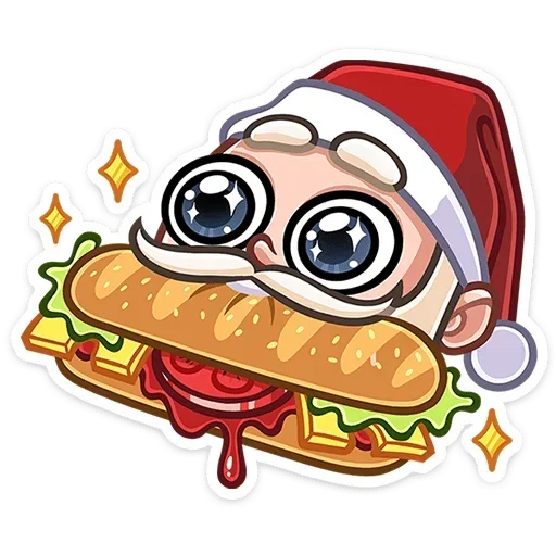 🎅 Стикер «Дед Мороз» для Telegram