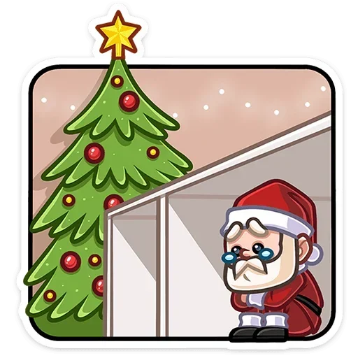 🎅 Стикер «Дед Мороз» для Telegram