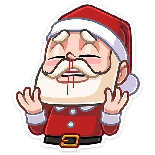 🎅 Стикер «Дед Мороз» для Telegram