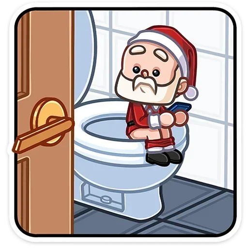 🎅 Стикер «Дед Мороз» для Telegram