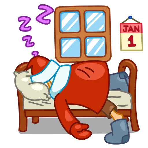 💤 Стикер «Ded Moroz» для Telegram