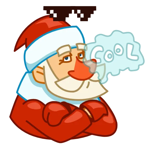 😎 Стикер «Ded Moroz» для Telegram