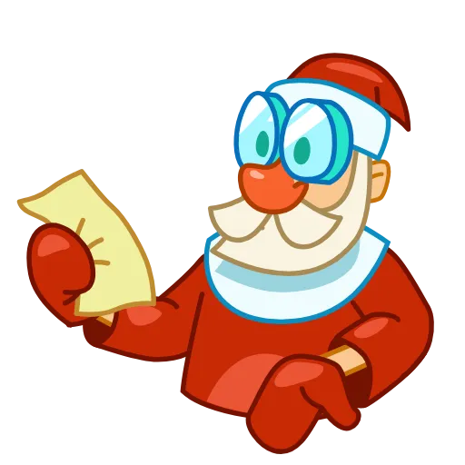 🤓 Стикер «Ded Moroz» для Telegram
