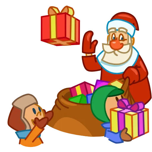 🎁 Стикер «Ded Moroz» для Telegram