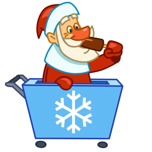 🍦 Стикер «Ded Moroz» для Telegram