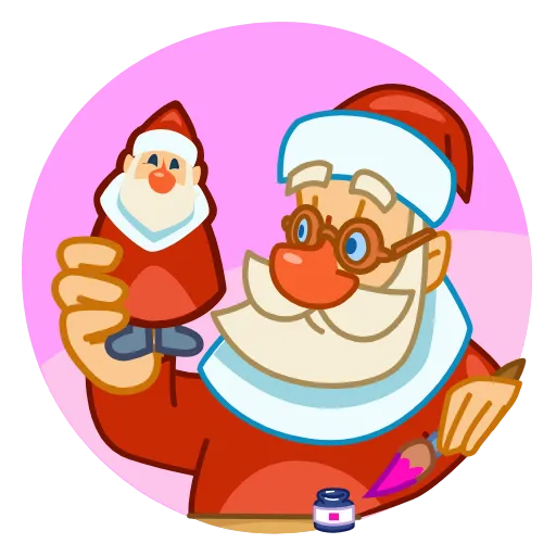 😊 Стикер «Ded Moroz» для Telegram