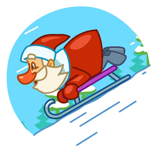 😀 Стикер «Ded Moroz» для Telegram