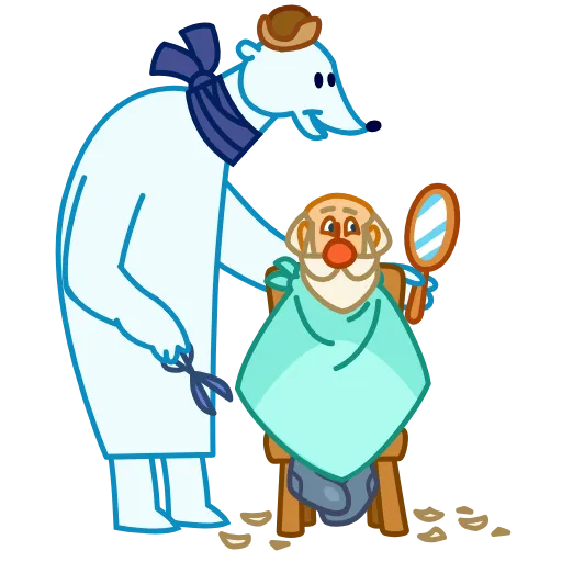 💇 Стикер «Ded Moroz» для Telegram