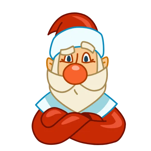 🙅‍♂️ Стикер «Ded Moroz» для Telegram