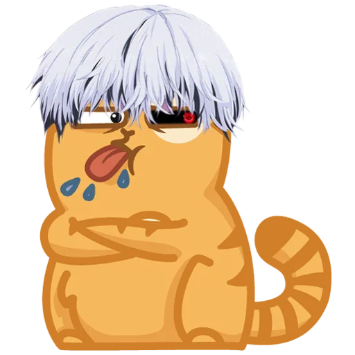 😛 Стикер «DEAD INSIDE PERSIK» для Telegram