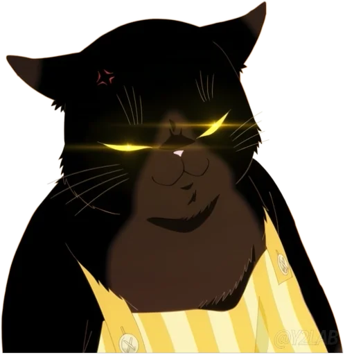 Стикерпак Dekiru Neko wa Kyou mo Yuutsu для Telegram — скачать