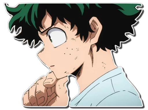 🤔 Стикер «Midoriya Izuku [รקร]» для Telegram