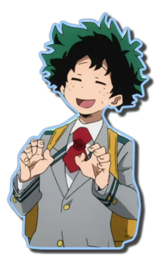 😅 Стикер «Midoriya Izuku [รקร]» для Telegram