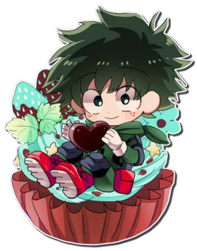 ❤️ Стикер «Midoriya Izuku [รקร]» для Telegram