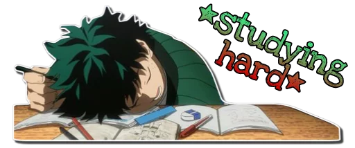 😪 Стикер «Midoriya Izuku [รקร]» для Telegram