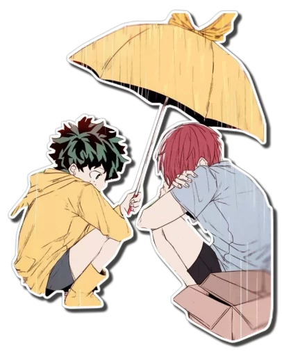 🤗 Стикер «Midoriya Izuku [รקร]» для Telegram