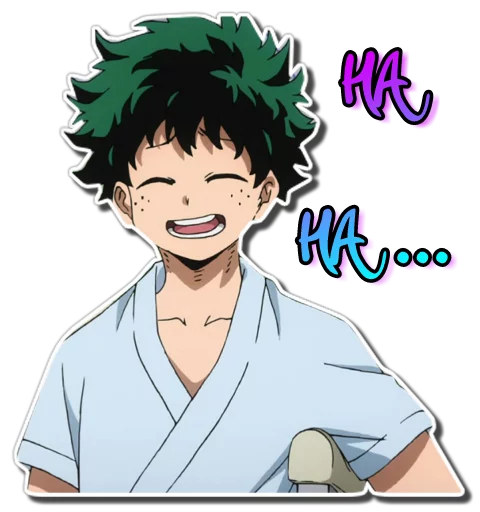 😅 Стикер «Midoriya Izuku [รקร]» для Telegram