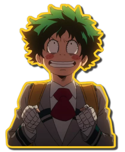😆 Стикер «Midoriya Izuku [รקร]» для Telegram