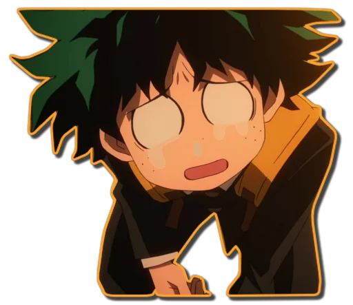 😢 Стикер «Midoriya Izuku [รקร]» для Telegram
