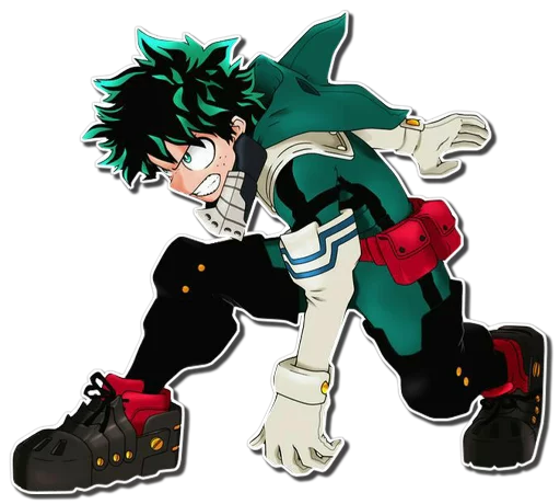👿 Стикер «Midoriya Izuku [รקร]» для Telegram