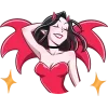 🤩 Эмодзи «Дьяволица 20» для Telegram