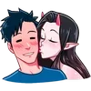 😘 Эмодзи «Дьяволица В Виде» для Telegram