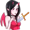 💘 Эмодзи «Дьяволица В Виде» для Telegram