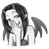 🔞 Эмодзи «Дьяволица Чб» для Telegram