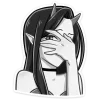 🔞 Эмодзи «Дьяволица Чб» для Telegram