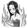 🔞 Эмодзи «Дьяволица Чб» для Telegram