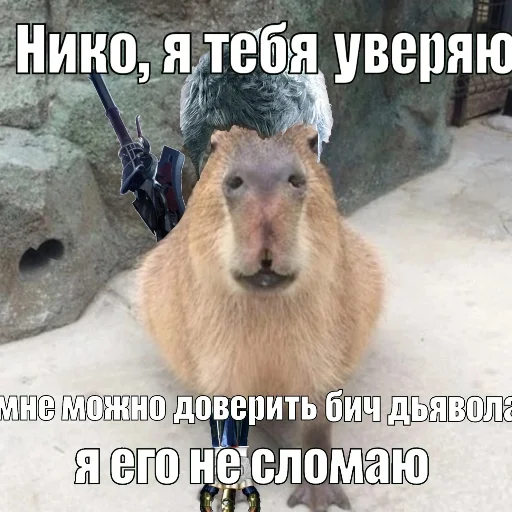 🤓 Стикер «demon mojet рыгать» для Telegram