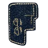 👖 Эмодзи «Denim letters» для Telegram