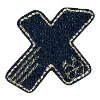 👖 Эмодзи «Denim letters» для Telegram