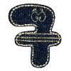 👖 Эмодзи «Denim letters» для Telegram