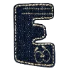 👖 Эмодзи «Denim letters» для Telegram