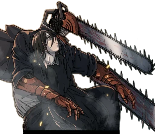 😈 Стикер «Denji Chainsaw Man» для Telegram