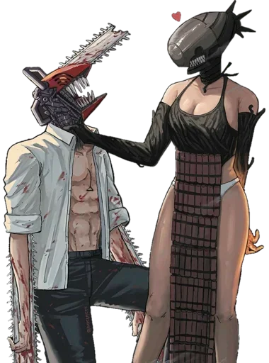 😈 Стикер «Denji Chainsaw Man» для Telegram