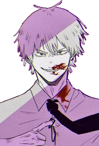 😈 Стикер «Denji Chainsaw Man» для Telegram