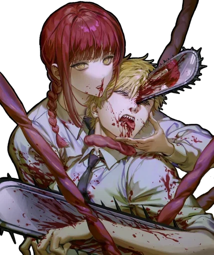 😈 Стикер «Denji Chainsaw Man» для Telegram