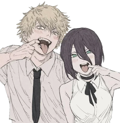 😈 Стикер «Denji Chainsaw Man» для Telegram