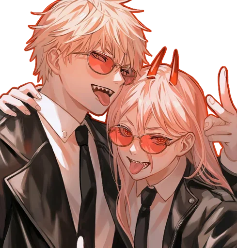 😈 Стикер «Denji Chainsaw Man» для Telegram