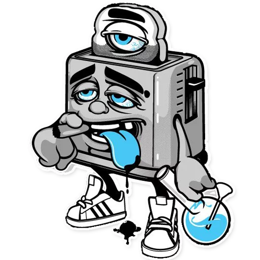 😨 Стикер «Denstick» для Telegram