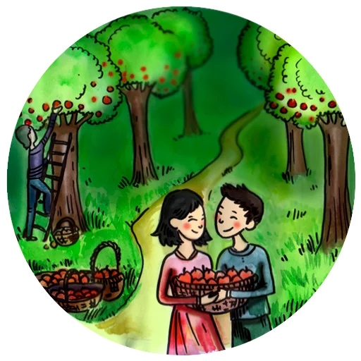 🍎 Стикер «DEREVOROD» для Telegram