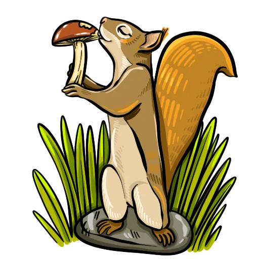 🐿 Стикер «DEREVOROD» для Telegram